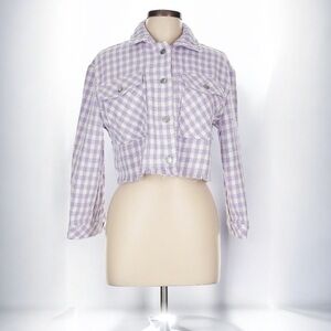 Goodnight Macaroon Purple & White Jacket